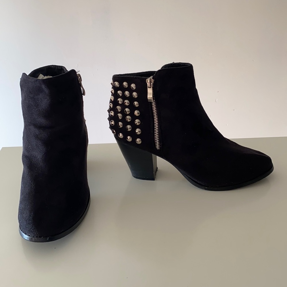 Black Heeled Ankle Boots